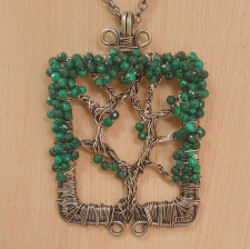 Live Oak Necklace - Malachite / Main Image