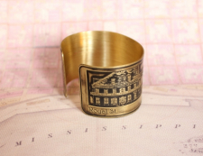 French Quarter (Toulouse St.) Etched Cuff Bracelet - Royal St. View