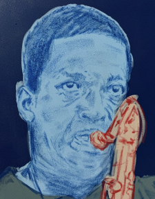 close up the John Coltrane art