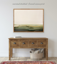 'Buras Mounds' stretched + framed canvas print