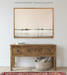 'Isle de Jean Charles' stretched + framed canvas print