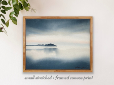 'Loss' Stretched + Framed Canvas Print