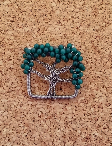 Oak Tree Pin - Jade / Main Image