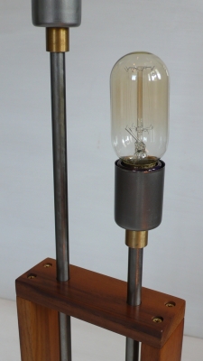 Audiowood Frame Lamp (detail)