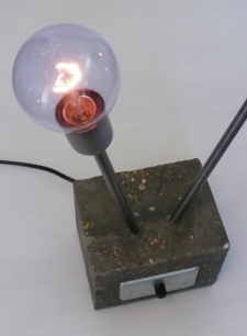 Concrete Accent Lamp (detail)