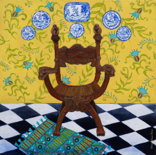 Portrait of Mandarin Chair 3 limited edition print / Main Image