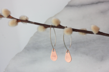 Copper Alluvial Earrings