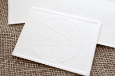 Embossed Pentagram Cards/ product detail