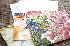Marbled Note Cards / cinnabar / Main Image