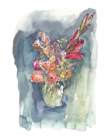 Watercolor Blossom IIi Art Print by Kristy Rice - Fine Art America
