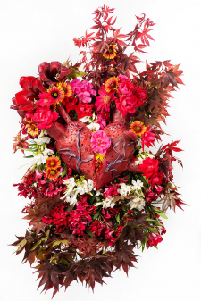 Broken Heart Bouquet in White