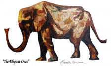 The Elegant Ones - Brown Elephant / Main Image