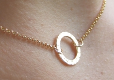 Gold Infinity Necklace / Main Image