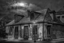 Lafitte's Blacksmith Shop B&W / Main Image