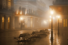 Foggy French Quarter Sepia / Main Image